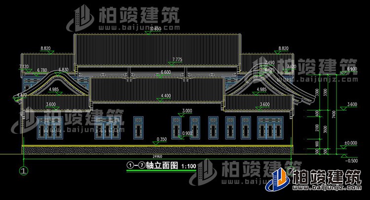 正立面图